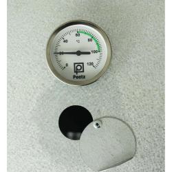 Fumoir &agrave; viande et poisson hauteur 75 cm porte coulissante avec poign&eacute;e Acier aluminis&eacute;