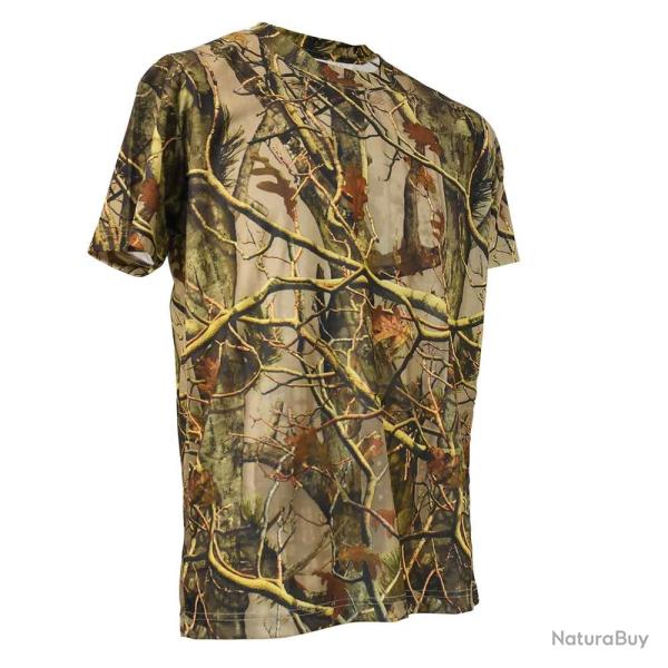 T shirt Percussion� Ghost Camo Forest manches courtes