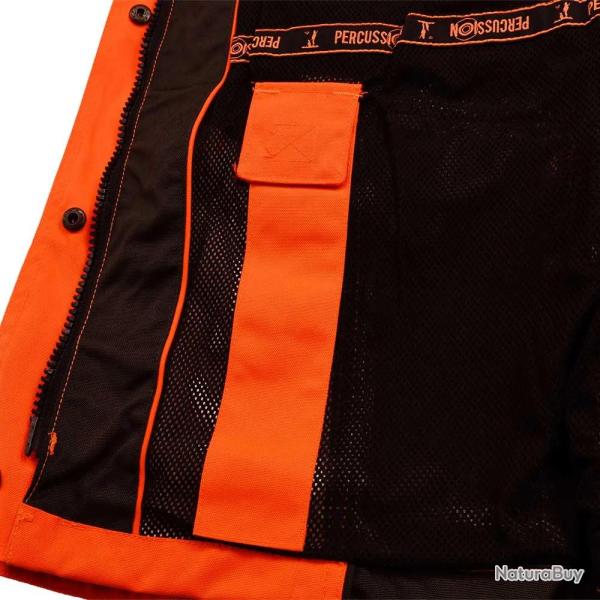 Veste femme Stronger 6 poches polyester Oxford orange XS  2XL