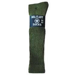 3 paires de chaussettes hautes kaki 43 / 46