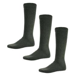 3 paires de chaussettes hautes kaki 39 / 42