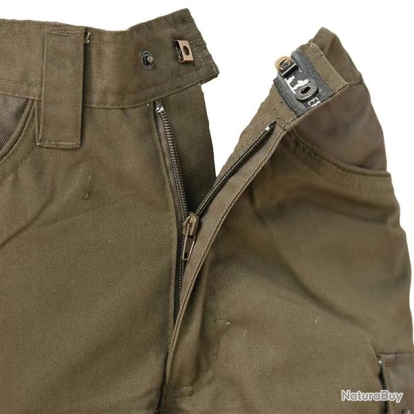 Pantalon roncier Tradition mat�riaux robustes kaki 40 � 60