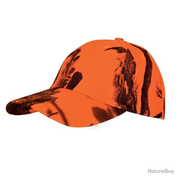 Casquette polyester ghost camo blaze&black taille unique