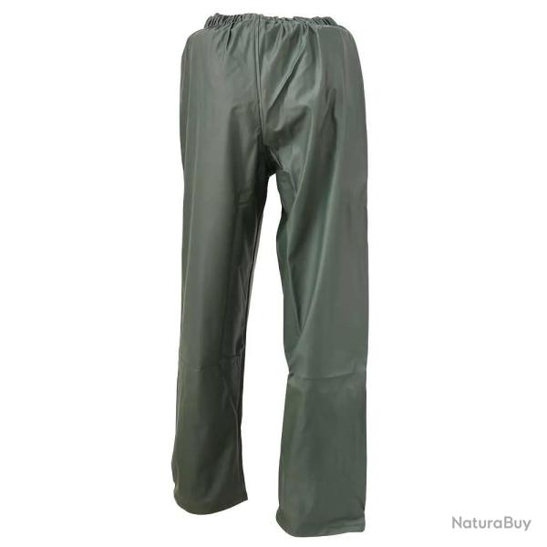 Pantalon de pluie Tonerre imperm�able polyur�thane pvc kaki fonc� L