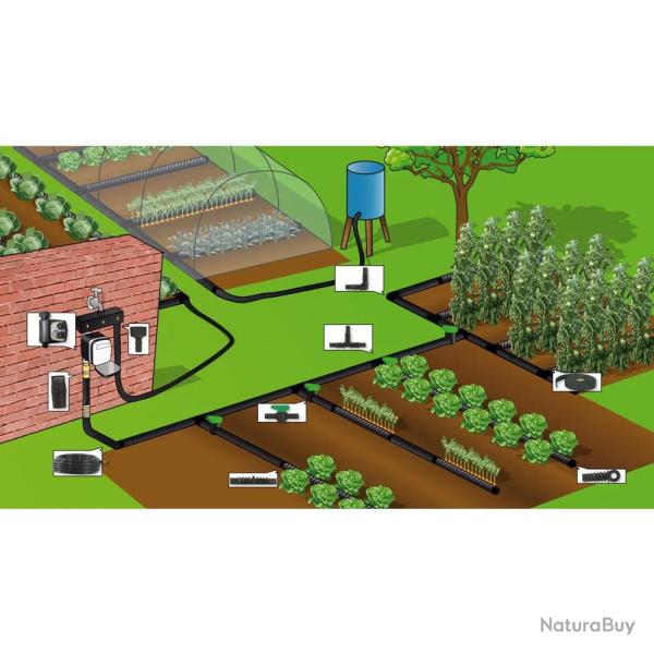 Tuyau poly�thyl�ne d'alimentation rigide Tuyau 50 m�tres