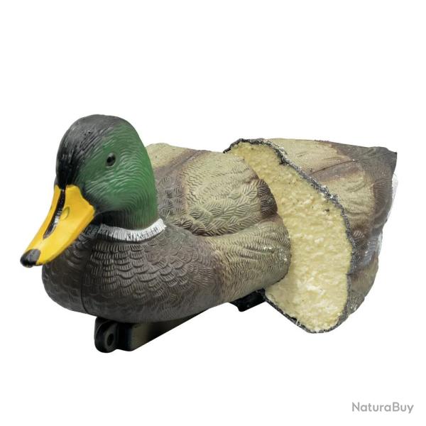 Colvert mouss� avec quille lest�e en polym�re M�le