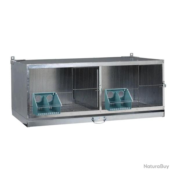 Cage d'�levage pour pigeons m�tal galvanis�