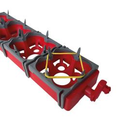 Adaptateur Stabila pour oeufs - RIVER Lot de 49