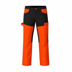 Pantalon traque enfant polyester coton orange kaki 6 &agrave; 16 ans