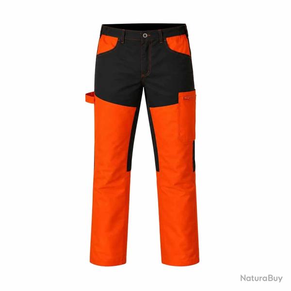 Pantalon traque enfant polyester coton orange kaki 6 � 16 ans