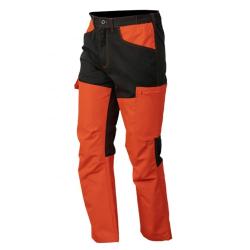 Pantalon traque enfant polyester coton orange kaki 6 &agrave; 16 ans