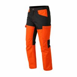 Pantalon traque enfant polyester coton orange kaki 6 &agrave; 16 ans