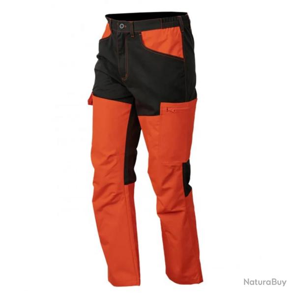 Pantalon traque enfant polyester coton orange kaki 6 � 16 ans