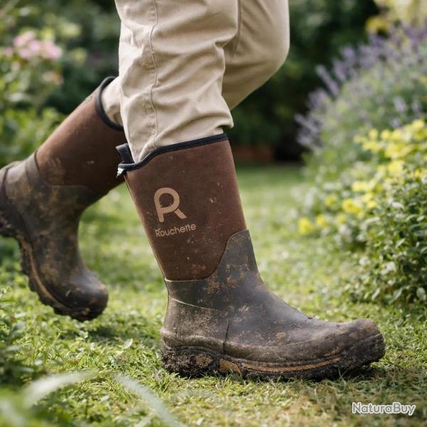 Demi bottes Clean Garden souples imperm�ables marron 40 � 47 40