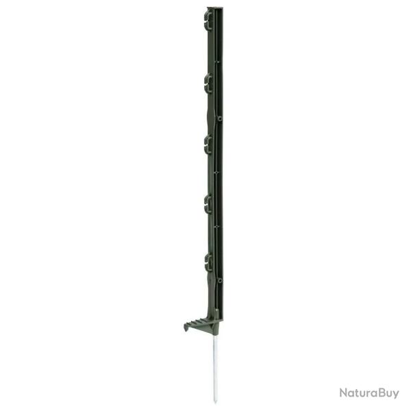 Lot de 5 Piquets Plastique 70Cm Vert