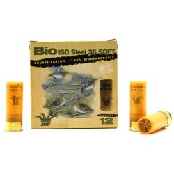 Boite de 25 cartouches Bio Steel bourre biod&eacute;gradable 12 70 29g