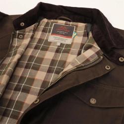 Veste cirée 1919 isolation thermique coton ciré vert kaki S à 3XL