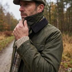 Veste cir&eacute;e 1919 isolation thermique coton cir&eacute; vert kaki S &agrave; 3XL