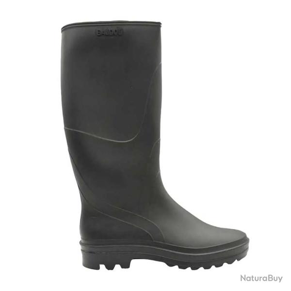 Bottes Kraft PVC recyclable doublure jersey noir 36 � 47