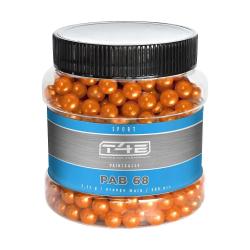 Boite de 500 billes paintball g&eacute;latine bio PAB50 orange cal 50