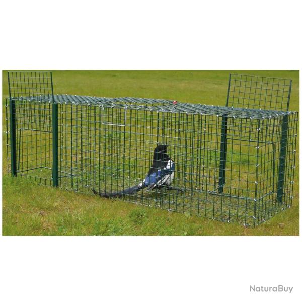 Pi�ge � pie corbeau 3 compartiments 47x47x120cm