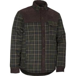 Chemise Crest Pile à carreaux coton sherpa kaki marron M à 3XL M