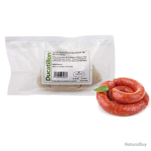Sachet de boyaux de mouton 25 m�tres