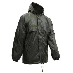 Coupe vent fourr&eacute; imperm&eacute;able kaki taille S &agrave; 3XL