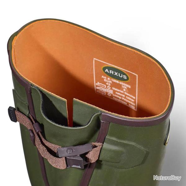Bottes Pioneer Hunting Green confort caoutchouc 40  46