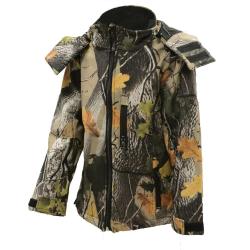 Veste Softshell enfant Buffalo camo feuille en Taille 8 et 14 ans