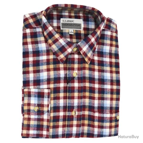 Chemise Dolty bordeaux