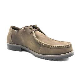 Chaussures Danube cuir semelle caoutchouc marron &agrave; 46