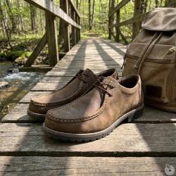 Chaussures Danube cuir semelle caoutchouc marron &agrave; 46