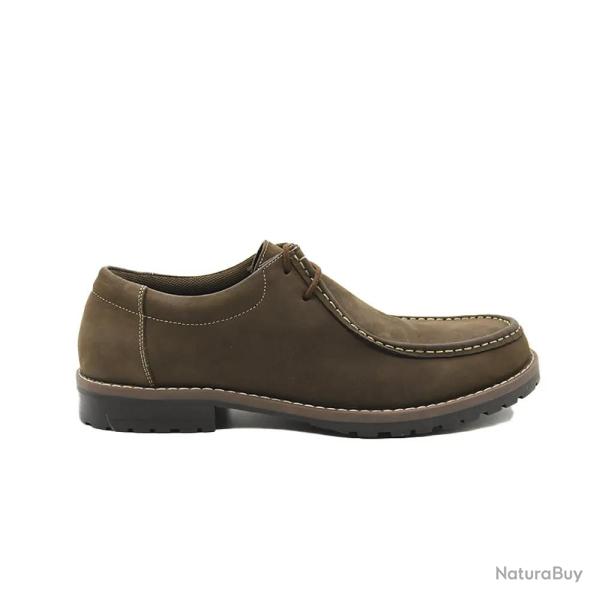 Chaussures Danube cuir semelle caoutchouc marron 40  46 42