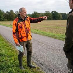 Veste Treeland Maquisard orange camo forest &agrave; 3XL