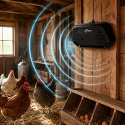 R&eacute;pulsif ultrason rechargeable pour rats et souris, jusqu'&agrave; 80 m&sup2;