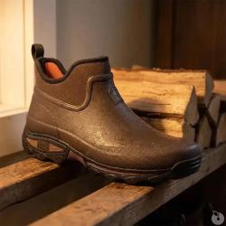Bottillons Clean Land caoutchouc et n&eacute;opr&egrave;ne Marron 40 &agrave; 47