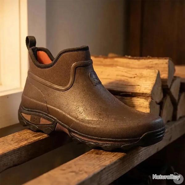 Bottillons Clean Land caoutchouc et n�opr�ne Marron 40 � 47