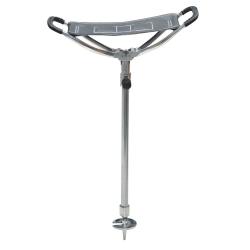 Canne siège en aluminium, hauteur 50-80cm, 35 x 10cm