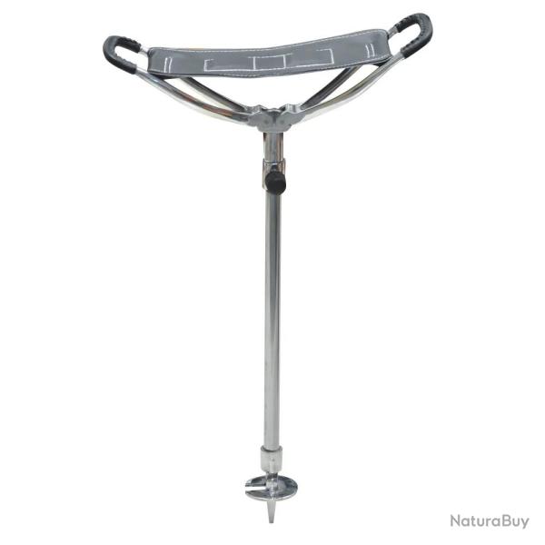 Canne sige en aluminium, hauteur 50-80cm, 35 x 10cm