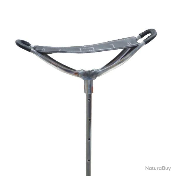 Canne si�ge en aluminium, hauteur 50-80cm, 35 x 10cm