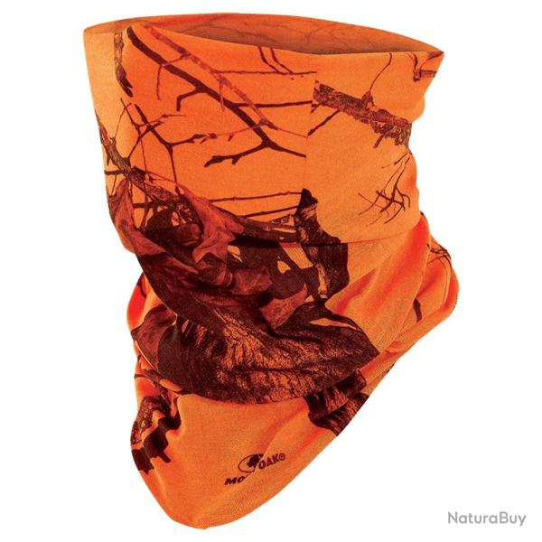 Tour de cou polyvalent polyester camo orange blaze taille unique