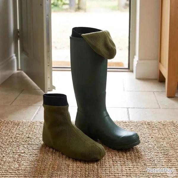Chaussons polaires pour bottes kaki/noir 39/40 � 43/45 41 / 43