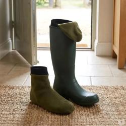 Chaussons de Bottes Polaires polyester kaki et noir 39/40 &agrave; 43/45 43 / 45