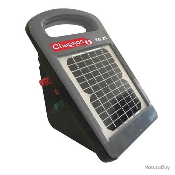 Poste �lectrificateur solaire SC25 tension 6200 v accu int�gr�