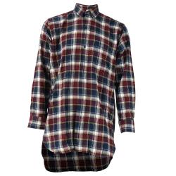 Chemise &agrave; carreaux Tanouk flanelle coton rouge bleu &agrave; 4XL