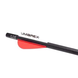 6 Fl&egrave;ches Airjavelin pointe field tip fibre de carbone 37,8cm