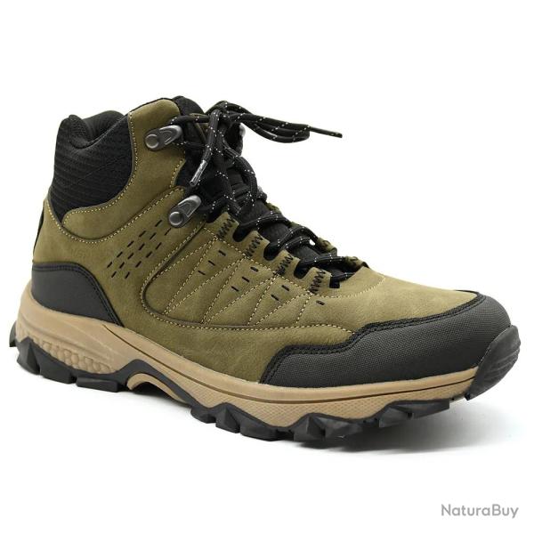 Chaussures de marche Indiana en PU et MESH kaki � 46