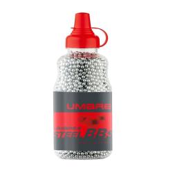 Biberon de 5000 billes BBs Steel cal 4.5mm 0.35g gris m&eacute;tallique