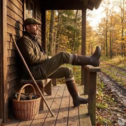 Bottes Primo Country Zip textile rip stop Marron Fonc&eacute; 40 &agrave; 46